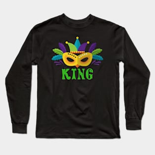 Mardi Gras King Long Sleeve T-Shirt